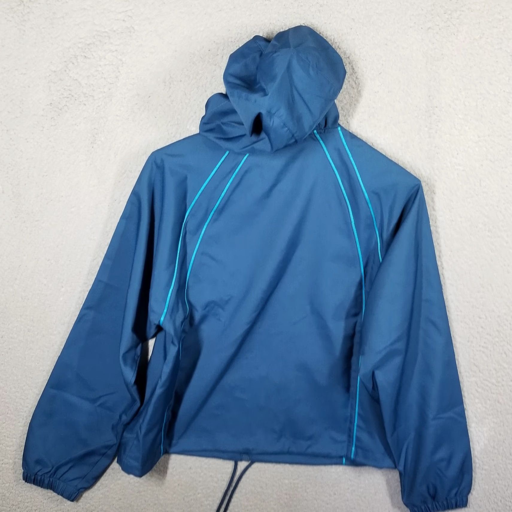 Nike VINTAGE Nike Jordan Woven Jacket Women's XS Blue Activewear Track Jacket Size XS / US 0-2 / IT 36-38 - 7 Thumbnail