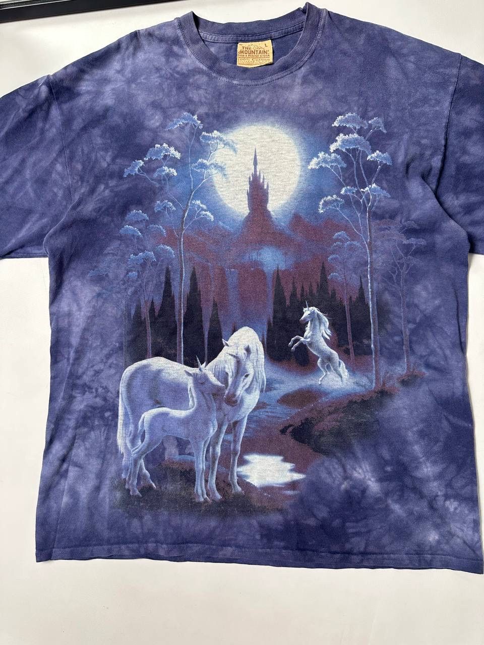 The Mountain 2000’s The Mountain Unicorn Tie Dye T Shirt Size US L / EU 52-54 / 3 - 3 Thumbnail