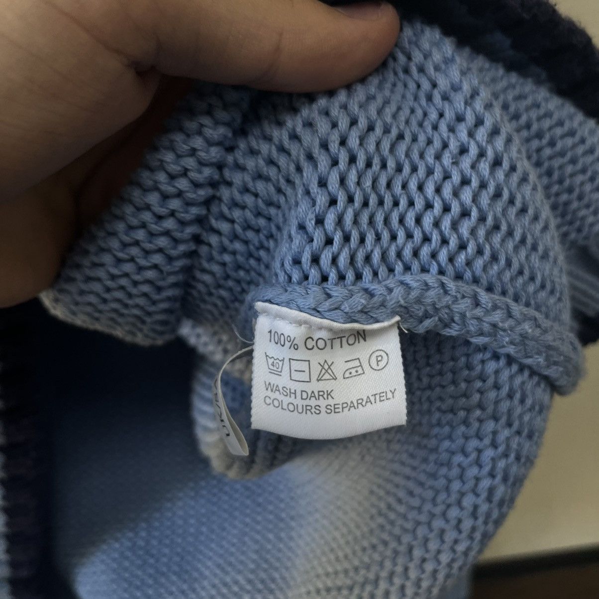 Yves Saint Laurent Blue YSL Sweater Knit Size US XL / EU 56 / 4 - 7 Thumbnail