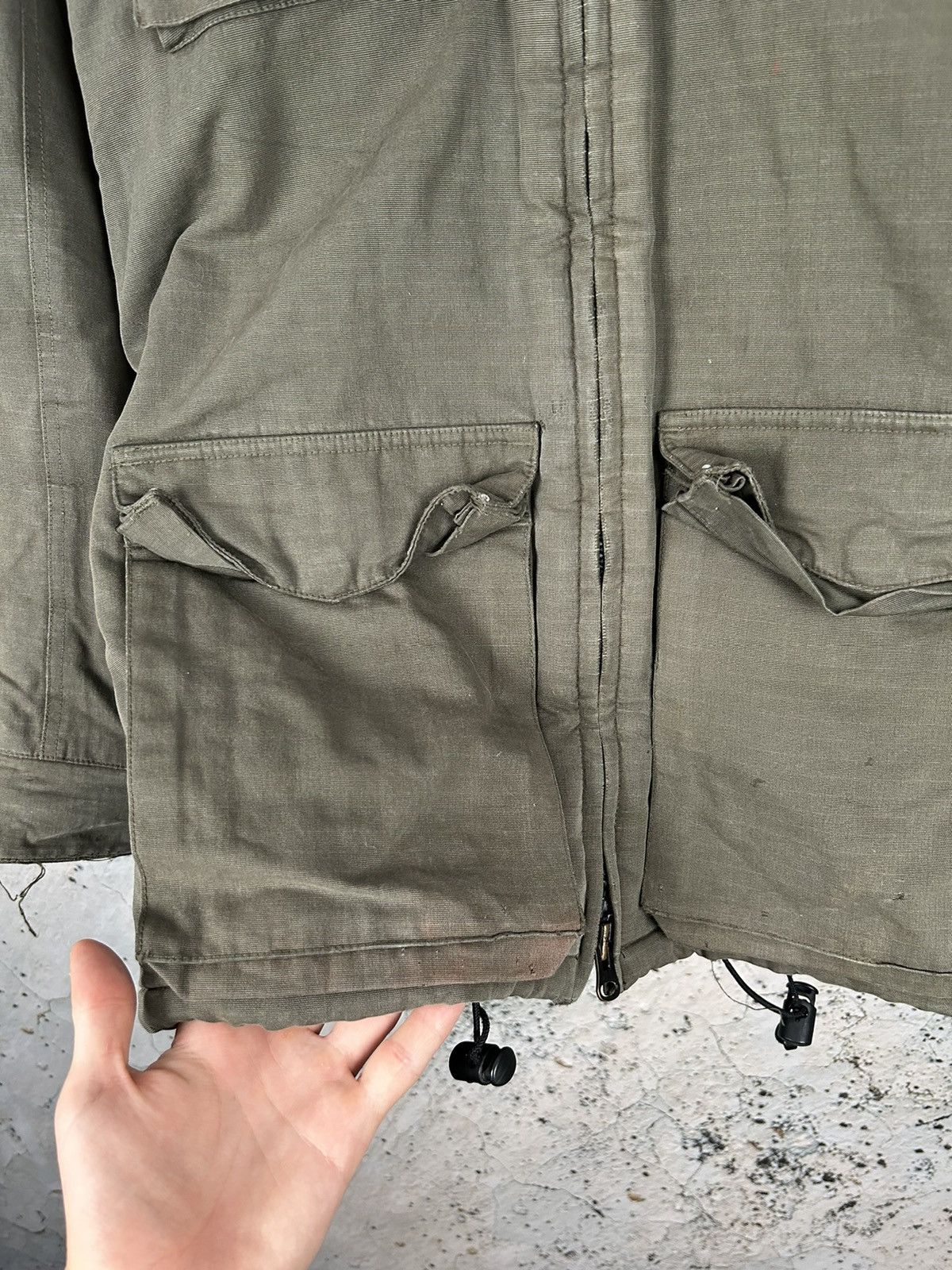 Carhartt Vintage Carhartt Military Parkas Jacket Japanese Olive 90s Size US S / EU 44-46 / 1 - 4 Thumbnail