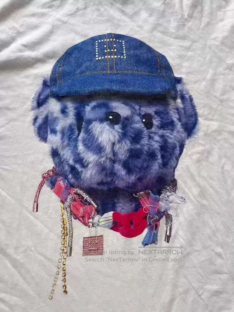 Acne Studios Acne Studios Face Expression Teddy Bear Printed Crewneck S Size US L / EU 52-54 / 3 - 3 Thumbnail