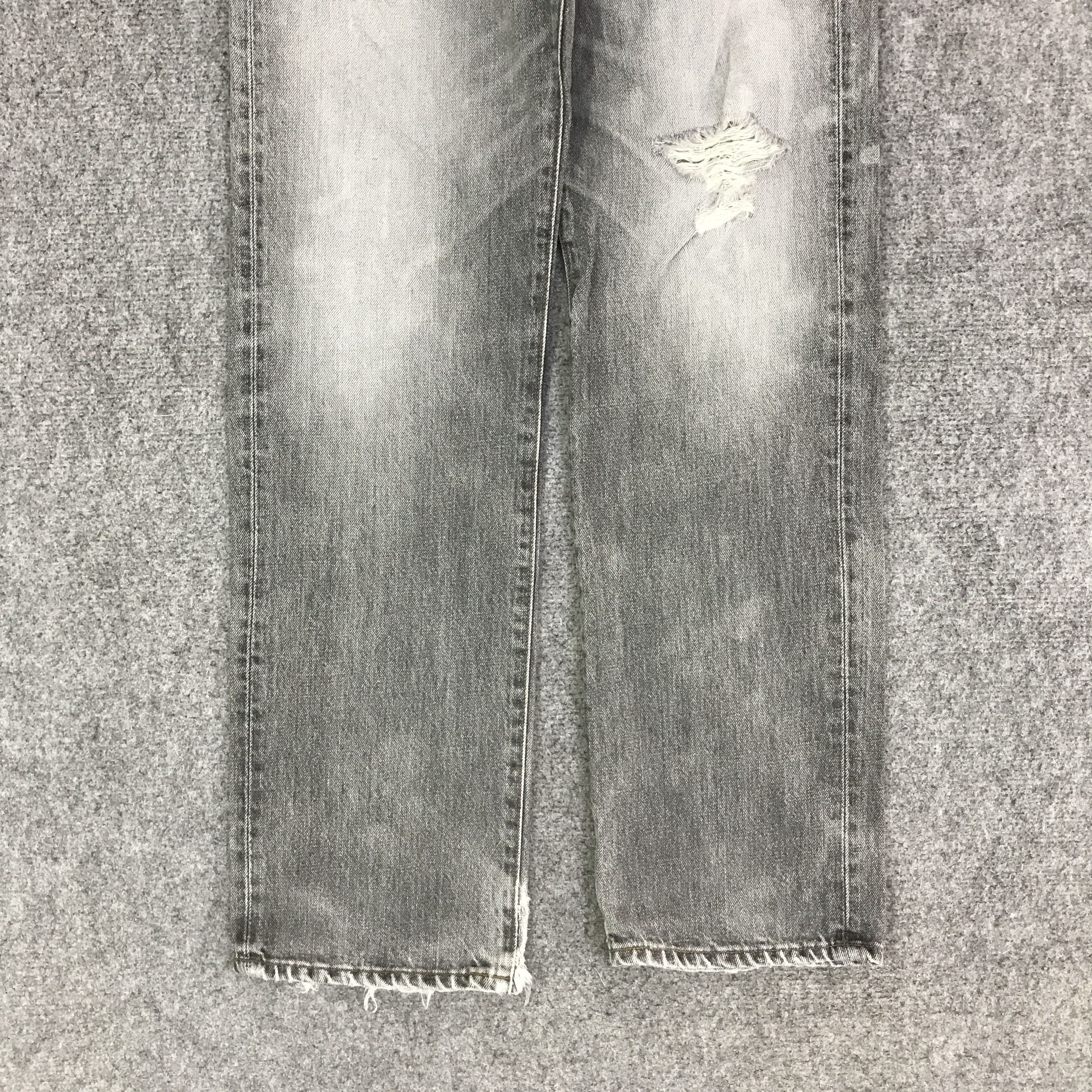 Edwin EDWIN BLACK FADED DENIM LIGHT PANTS K74B16 Size US 30 / EU 46 - 3 Thumbnail