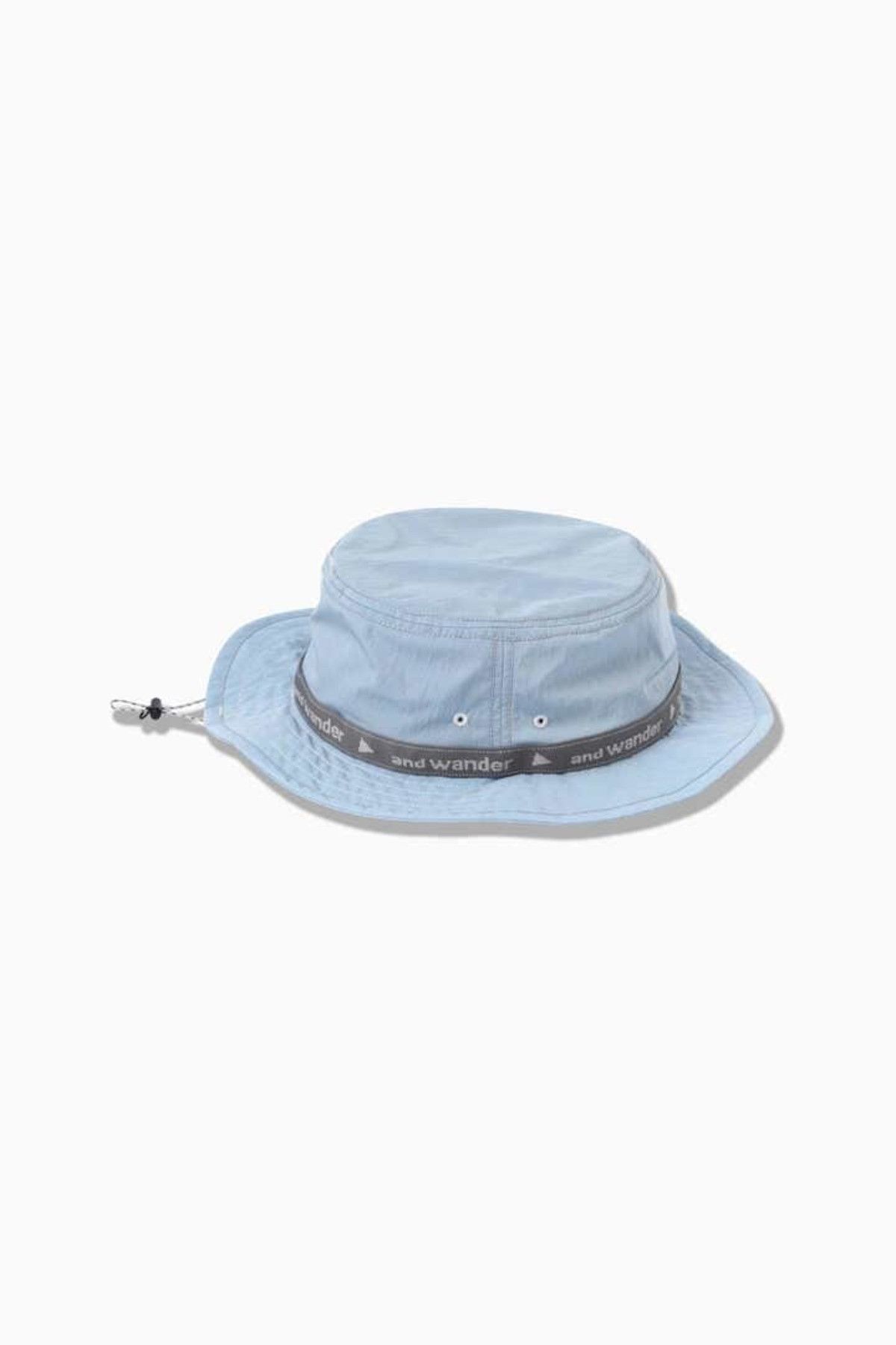 And Wander And Wander JQ Tape Hat Light Blue Size ONE SIZE - 1 Thumbnail