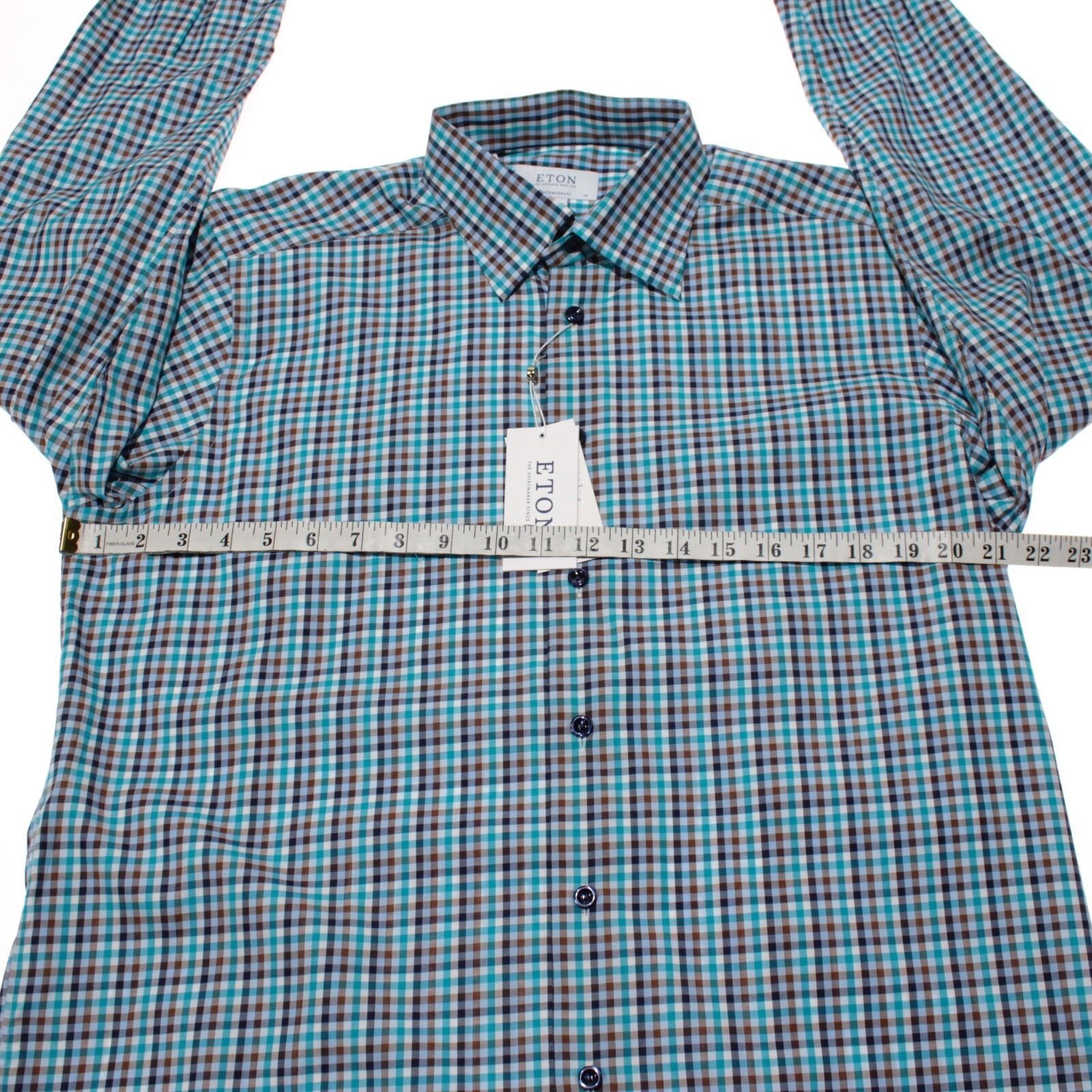 Eton Eton New with tags Shirt Size L US In Blue Size US L / EU 52-54 / 3 - 4 Thumbnail