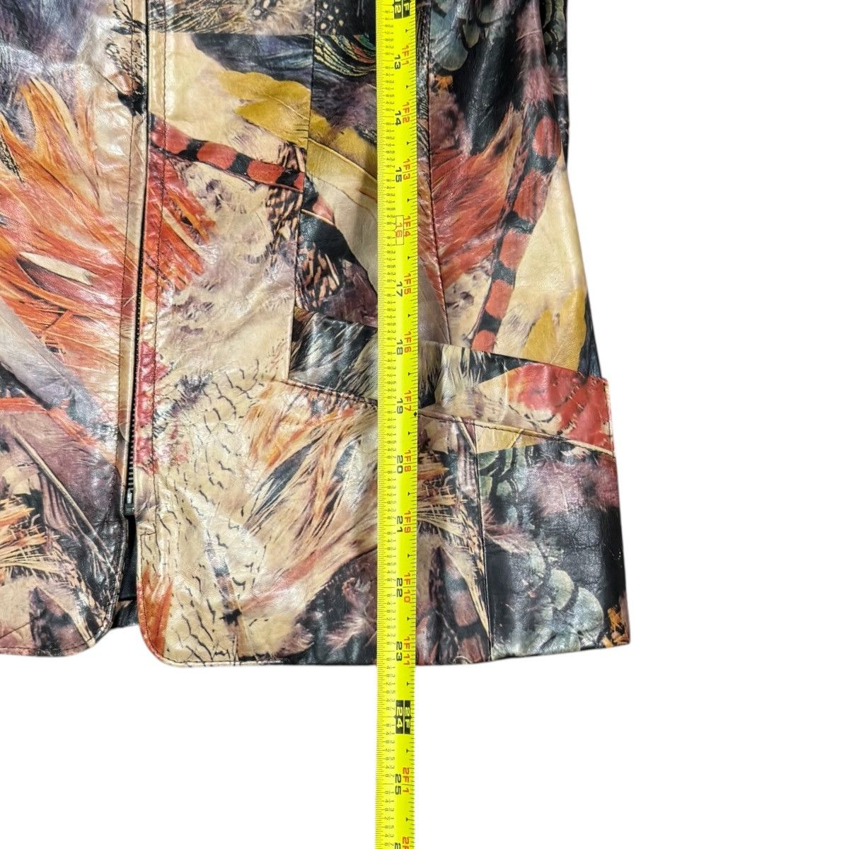 Other Mira Flores Feather Multicolor Leather Jacket Women's Small Size S / US 4 / IT 40 - 9 Thumbnail
