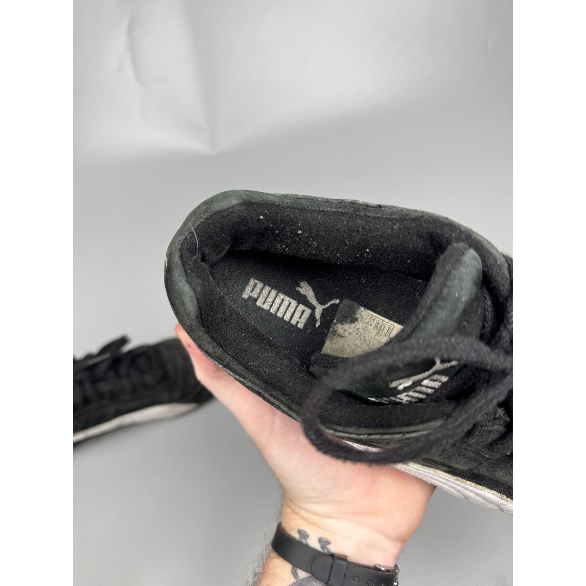 Puma Puma Speed Cat Vintage Black Suede Sneakers (Y1168) Size US 7.5 / EU 40-41 - 11 Thumbnail