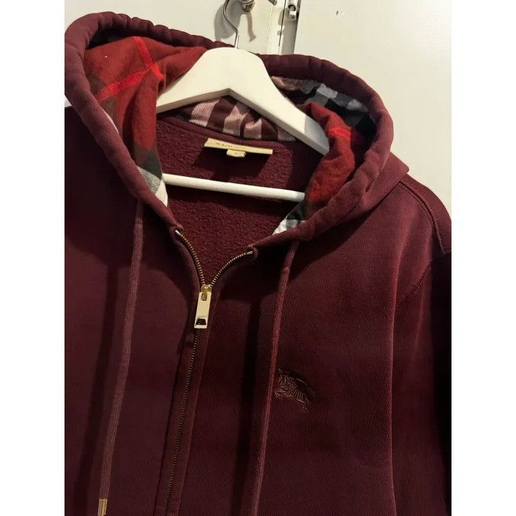 Burberry Burberry Check Zip Hoodie Size US L / EU 52-54 / 3 - 3 Thumbnail