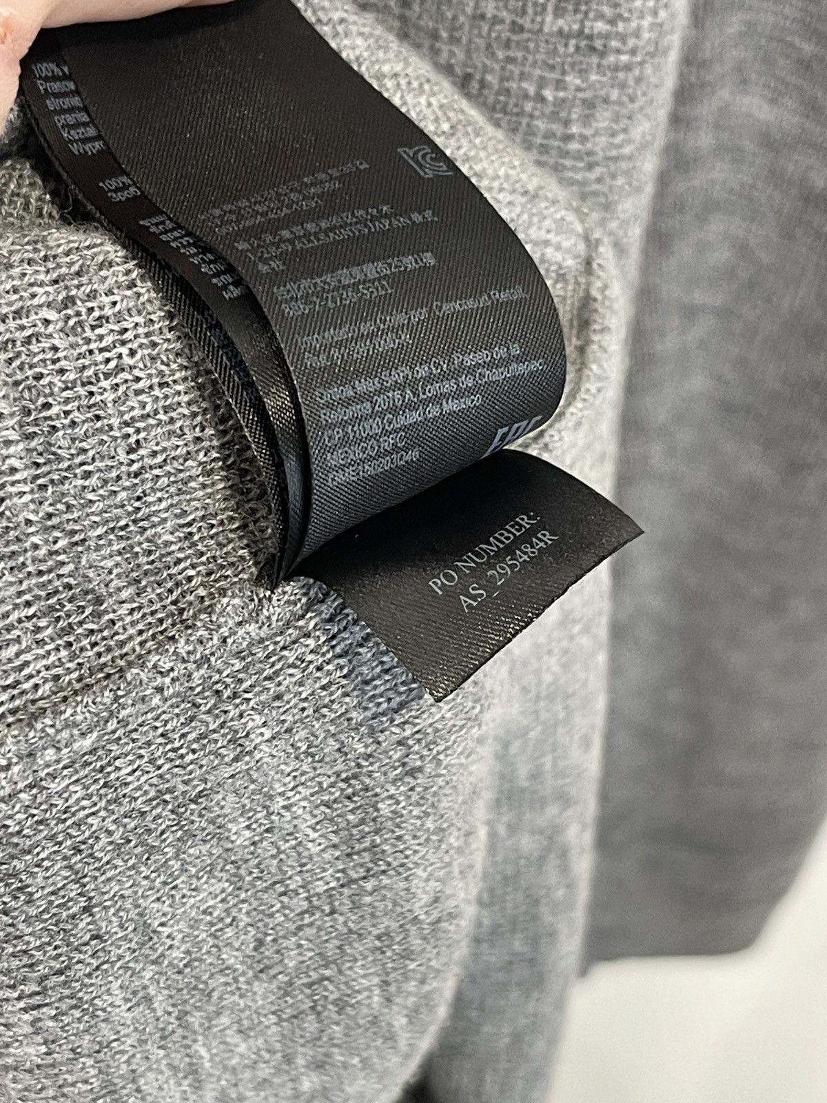 Allsaints Allsaints wool sweater grey S Size US S / EU 44-46 / 1 - 7 Thumbnail