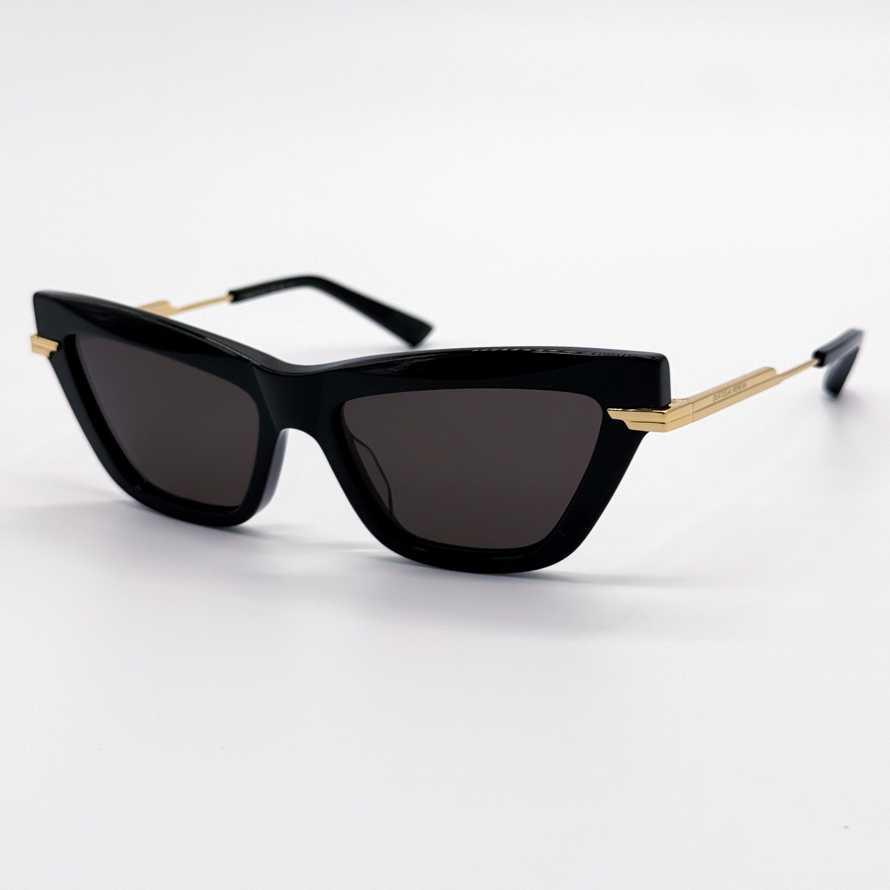 Bottega Veneta NEW BOTTEGA VENETA BV1241S 001 SUNGLASSES WOMEN BLACK GOLD Size ONE SIZE - 3 Thumbnail