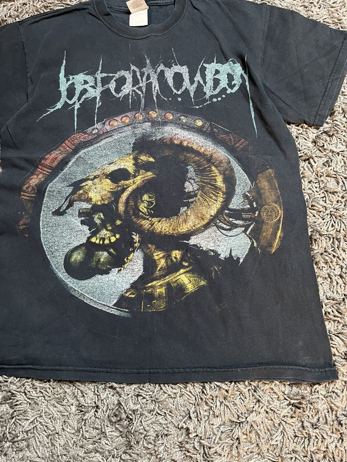 Band Tees VTG Job For A Cowboy "Aztec" Band Tee - Faded Black Size US M / EU 48-50 / 2 - 4 Thumbnail