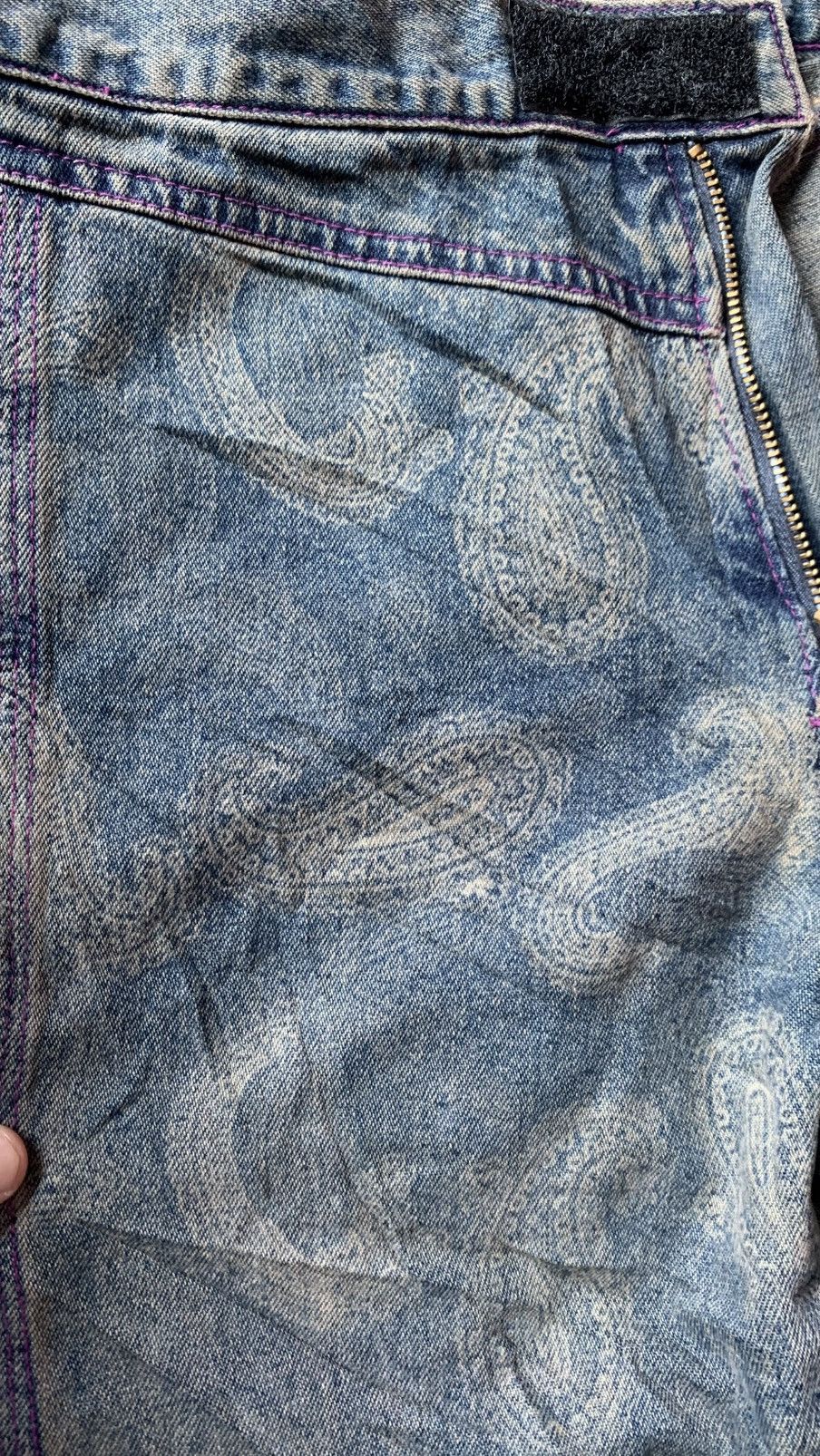 Japanese Brand VINTAGE Japan Nuve Bushpant flare denim Size 26" / US 2 / IT 38 - 3 Thumbnail