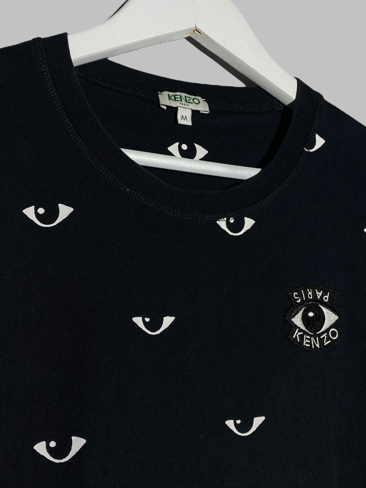 Kenzo 🔥 KENZO PARIS ALL EYES AOP GRAPHIC TEE Y2K ART POP Size US M / EU 48-50 / 2 - 4 Thumbnail