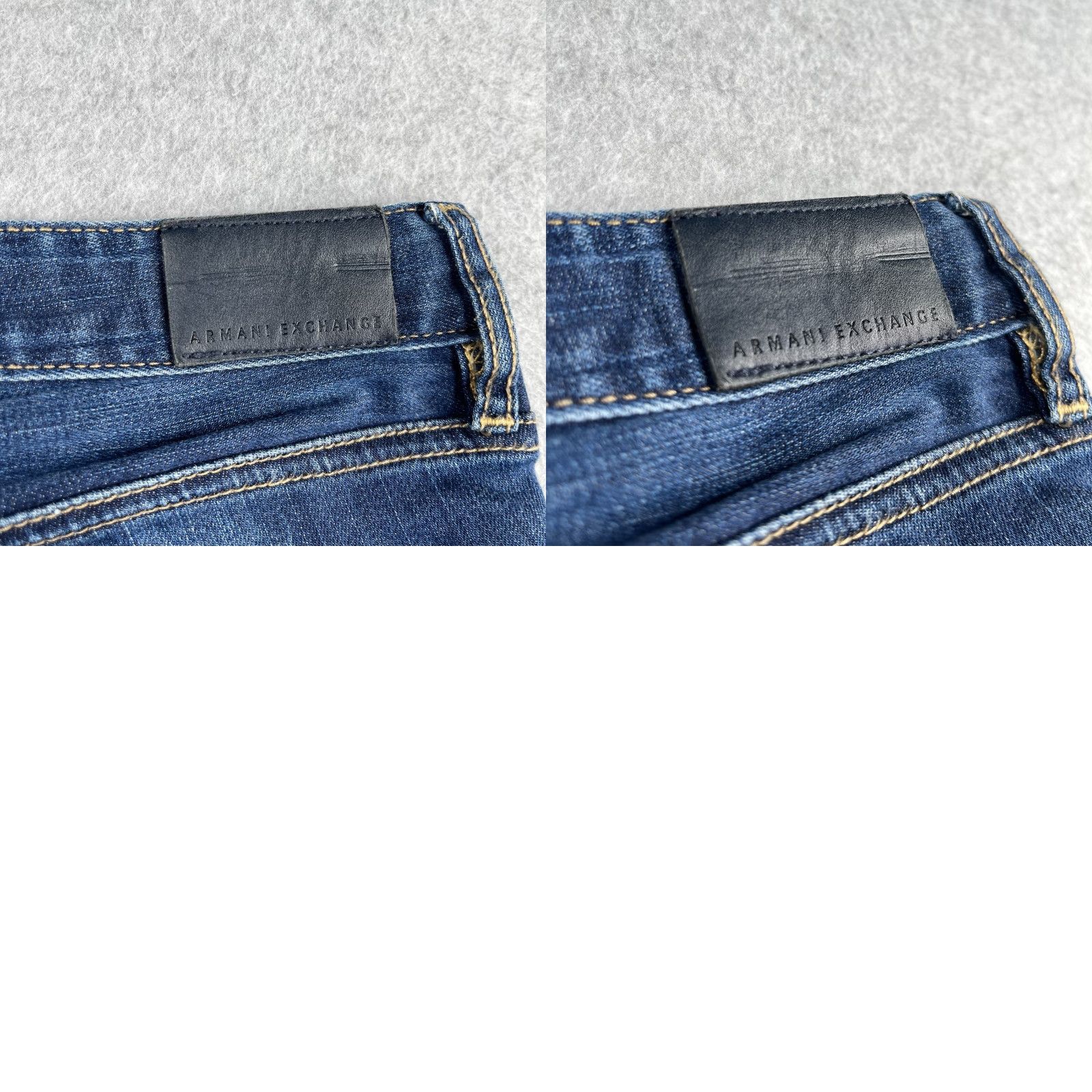 Armani Exchange Armani Exchange Jeans Leggings Pants Womens 30 Blue Denim Distressed 5-Pocket Logo Skinny Jeans Womens Size 30" / US 8 / IT 44 - 9 Thumbnail