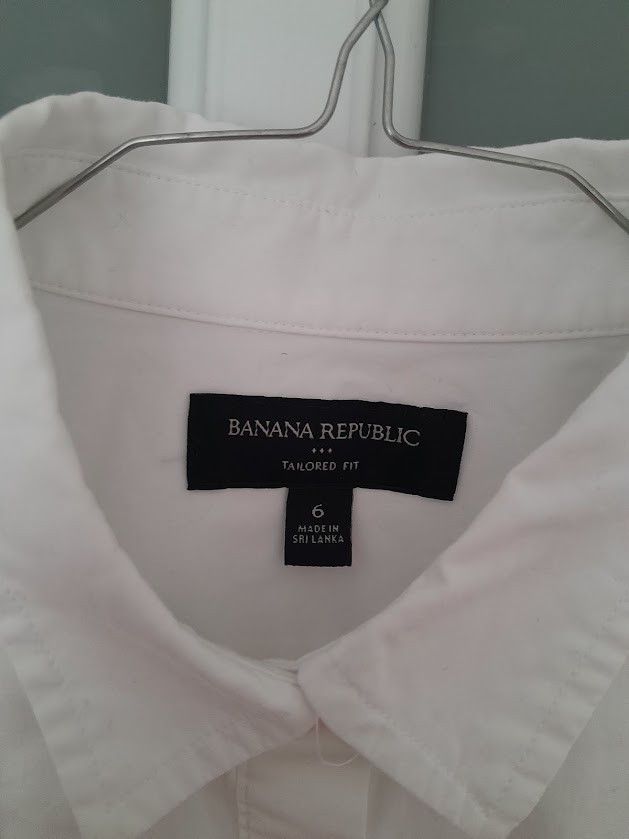 Banana Republic White button up shirt Size M / US 6-8 / IT 42-44 - 2 Thumbnail