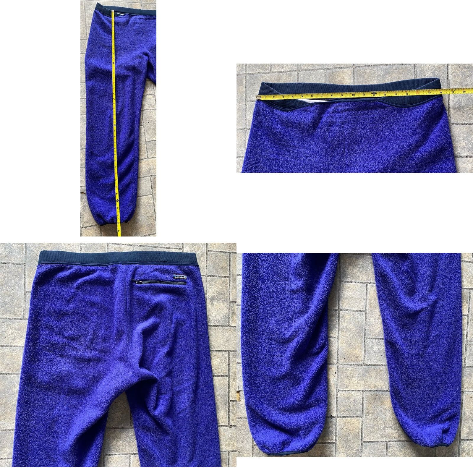 Patagonia VINTAGE Patagonia Sweatpants Blue Indigo L Men USA 25681 Activewear Pants Size US 33 - 8 Thumbnail