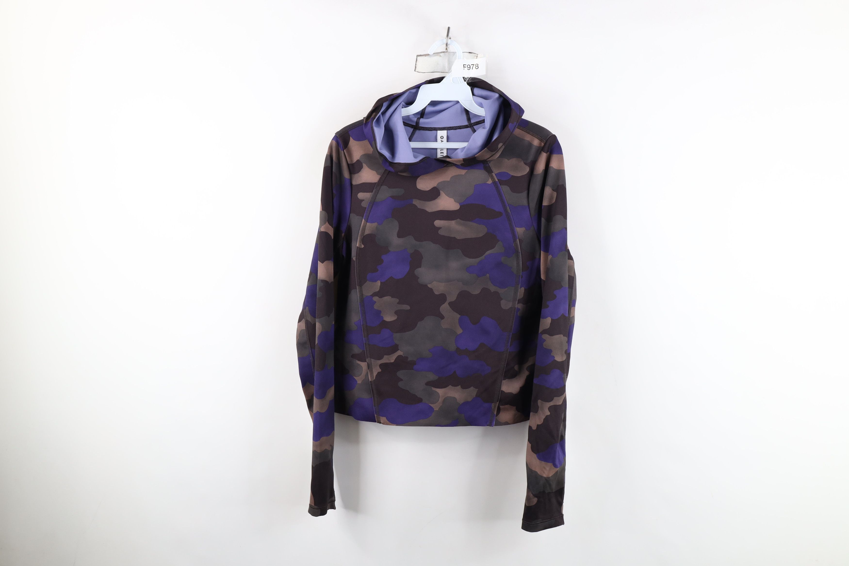 Athleta Athleta Camouflage The Pinnacle Crop Cropped Hoodie Yoga Gym Size XS / US 0-2 / IT 36-38 - 1 Thumbnail