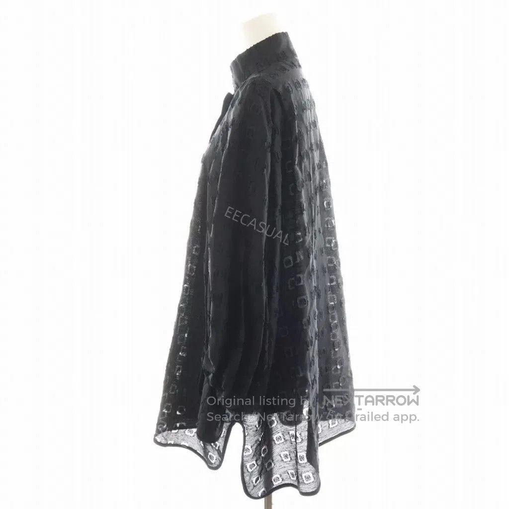 Other Black Jacquard Lantern Sleeve Shirt. Size M / US 6-8 / IT 42-44 - 3 Thumbnail