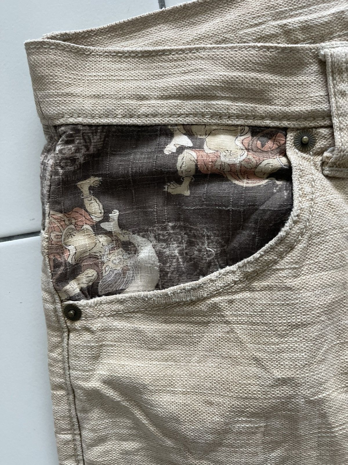 Japanese Brand Japanese Brand Fujin Raijin Colour Jeans Size US 34 / EU 50 - 5 Thumbnail