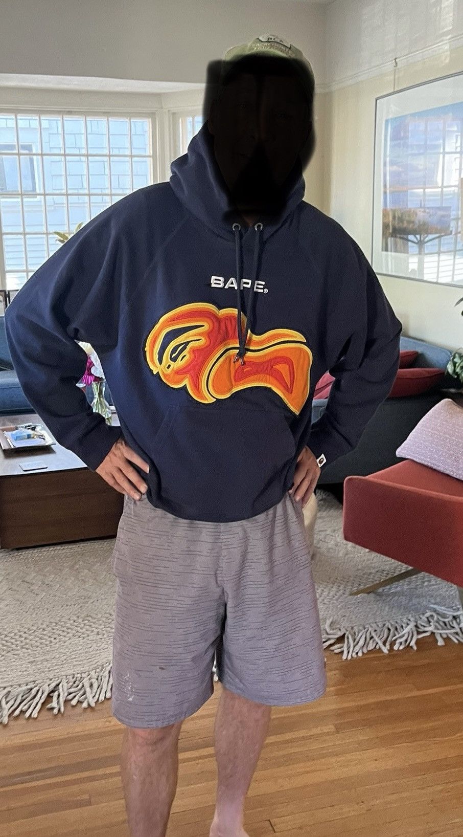 Bape Bape Layered Patch Loose Fit Pullover Hoodie Size US M / EU 48-50 / 2 - 9 Thumbnail