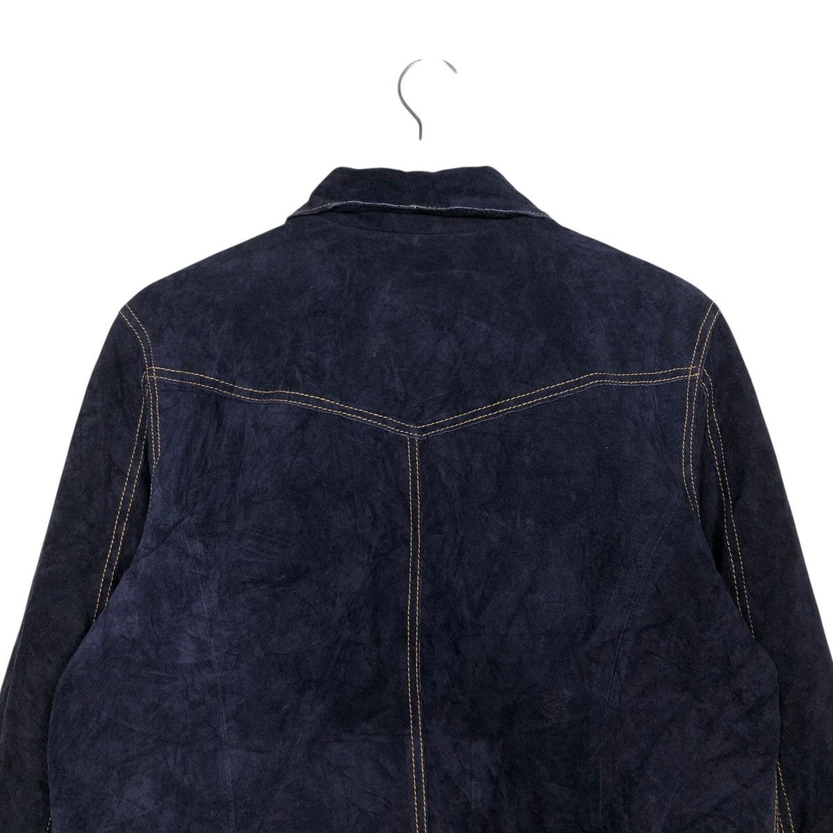 Isaac Mizrahi 🔥VINTAGE CROPPED GENUINE LEATHER JACKET BIKER ISAAC MIZRAHI Size L / US 10 / IT 46 - 11 Thumbnail