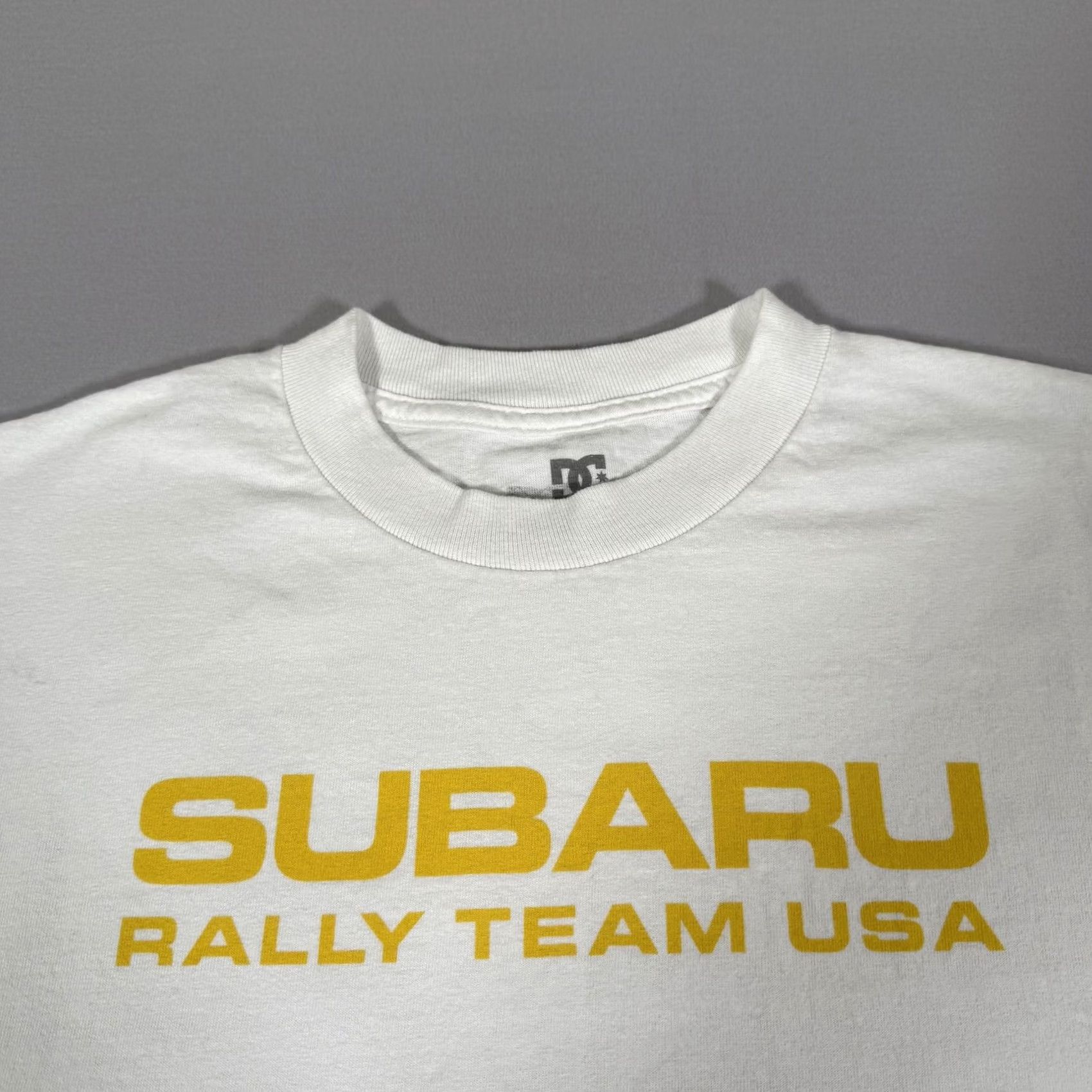 Vintage DC Shoes Shirt Men Medium White Subaru Rally Ken Block 43 Travis Pastrana 199 Race Tee Size US M / EU 48-50 / 2 - 2 Thumbnail