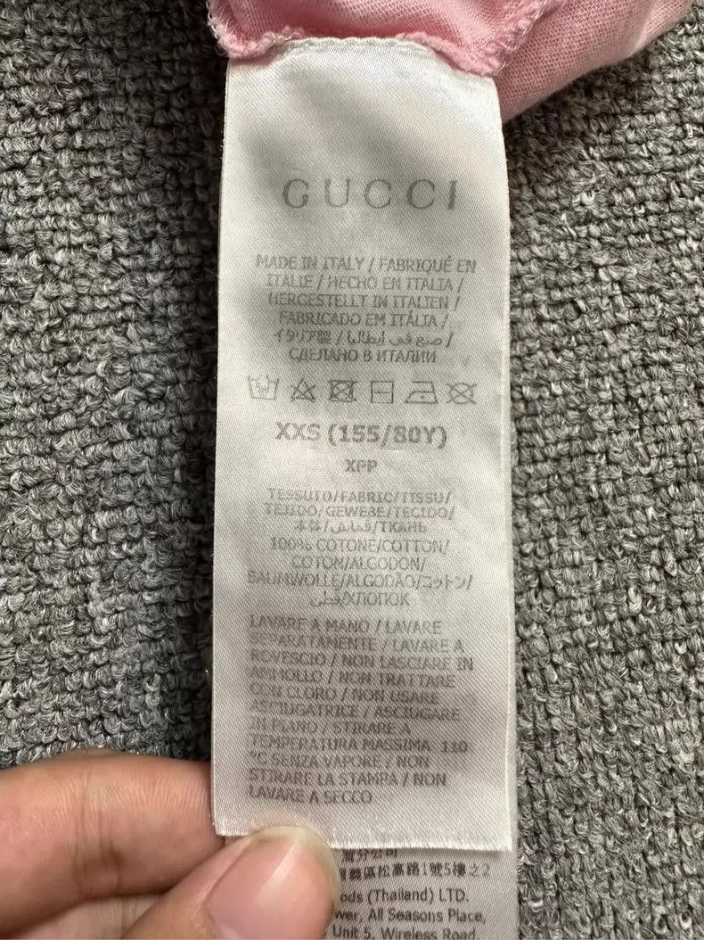 Gucci GucciPink cartoon animal letter logo short sleeves 2503-Nex Size XXS / US 00 / IT 34 - 5 Thumbnail