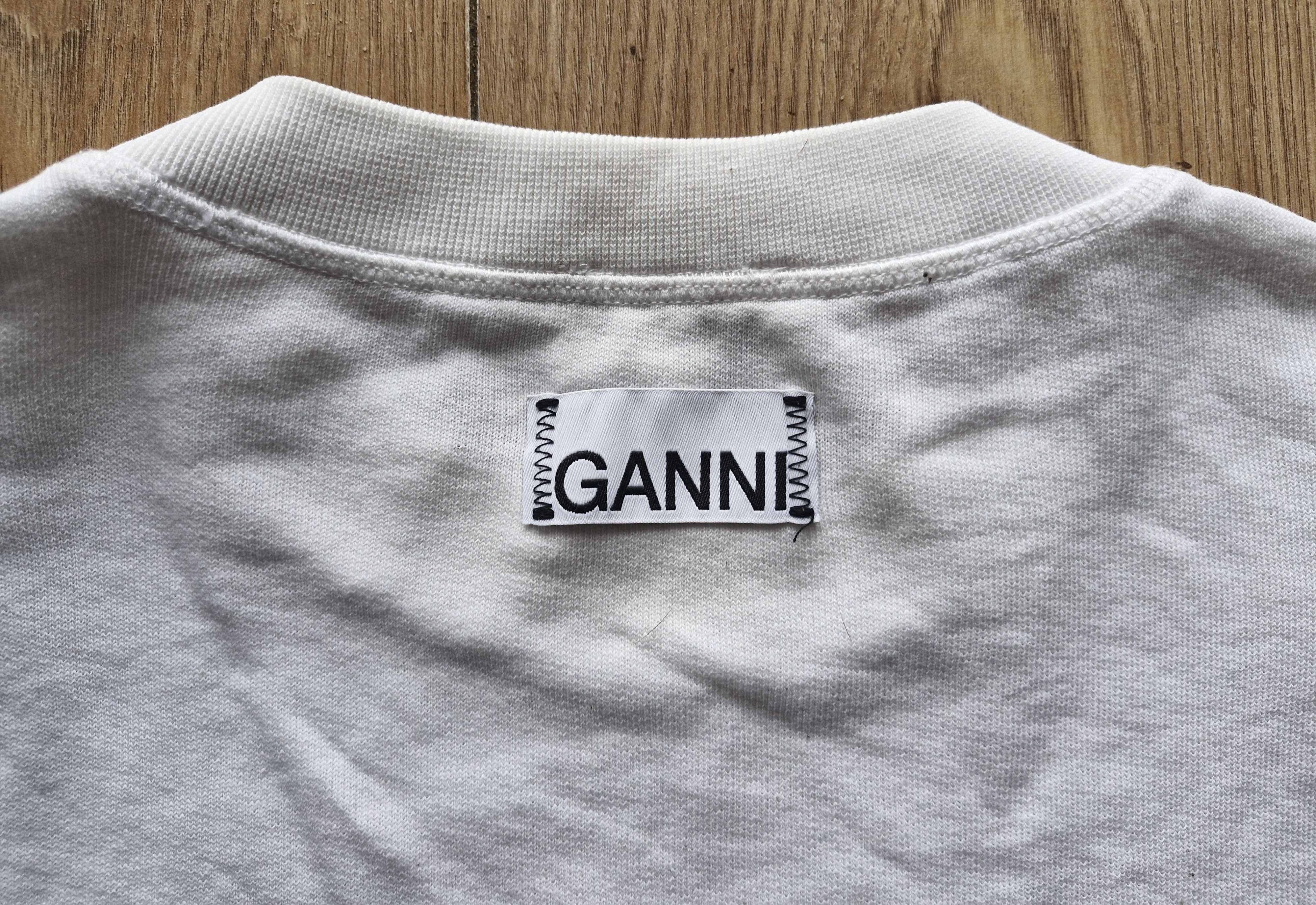 Ganni Women's sweatshirt Ganni Isola white Size S / US 4 / IT 40 - 9 Thumbnail