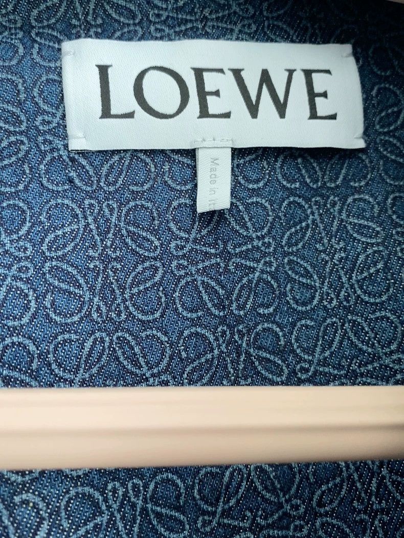 Loewe Loewe Full-print button denim jacket Size XXS / US 00 / IT 34 - 7 Thumbnail