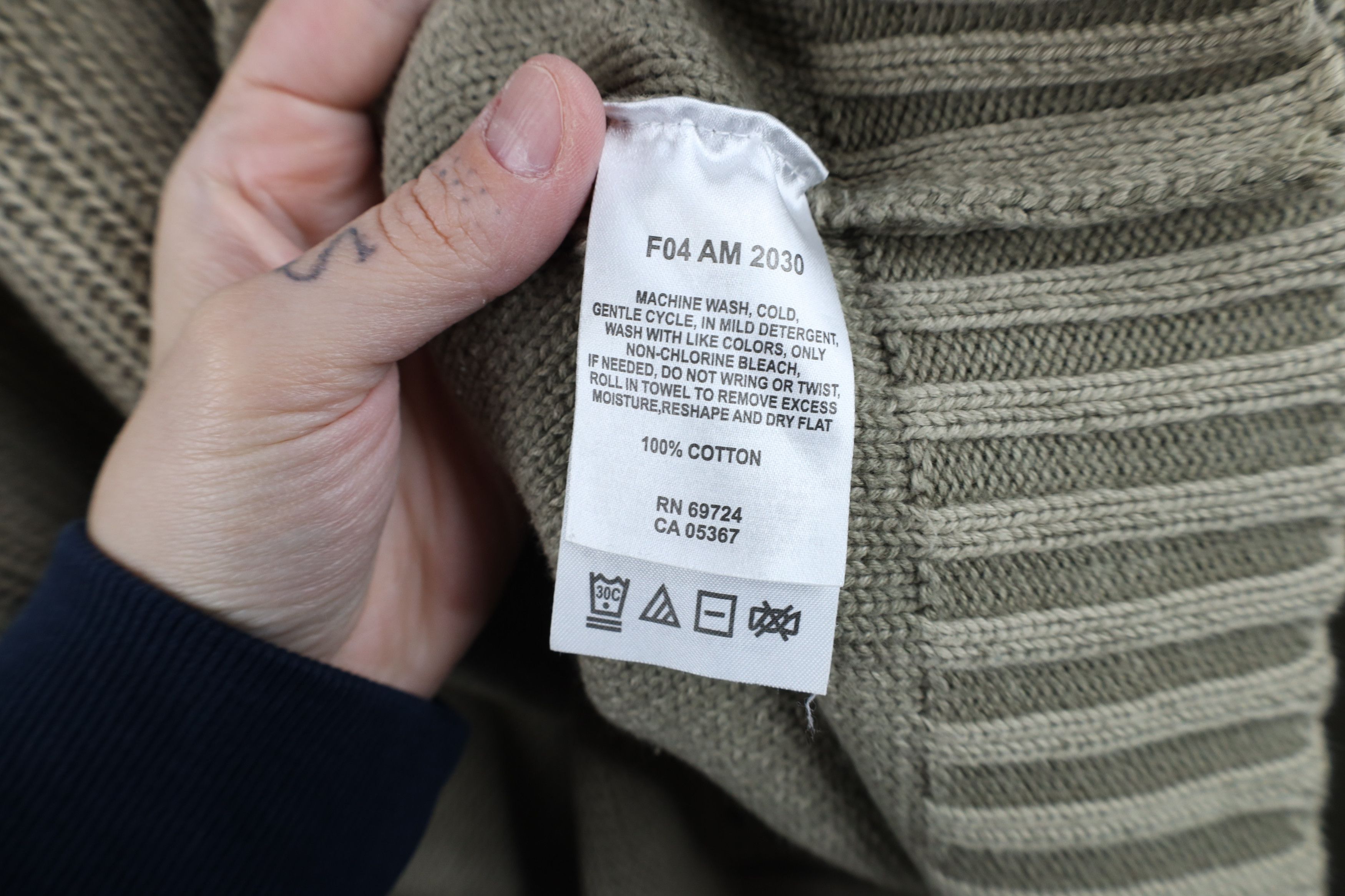 Columbia × Vintage Vintage 90s Columbia Fit Marled Ribbed Knit Sweater Beige Size US L / EU 52-54 / 3 - 8 Thumbnail