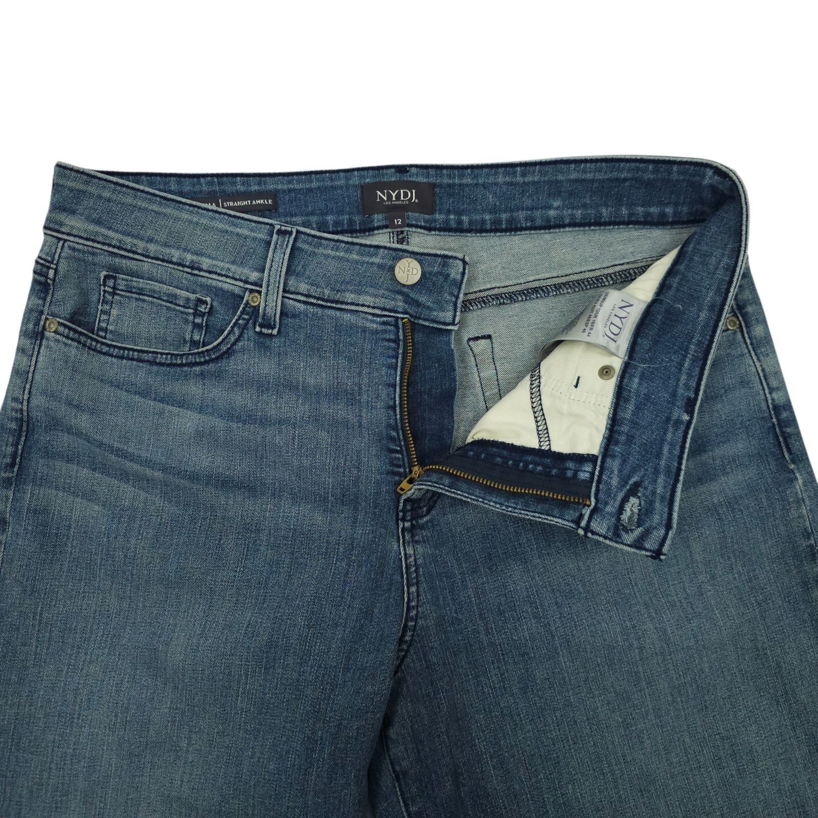 NYDJ NYDJ Jenna Straight Ankle Jean 12 READ Lift Tuck Straight Size 34" / US 12 / IT 48 - 10 Thumbnail