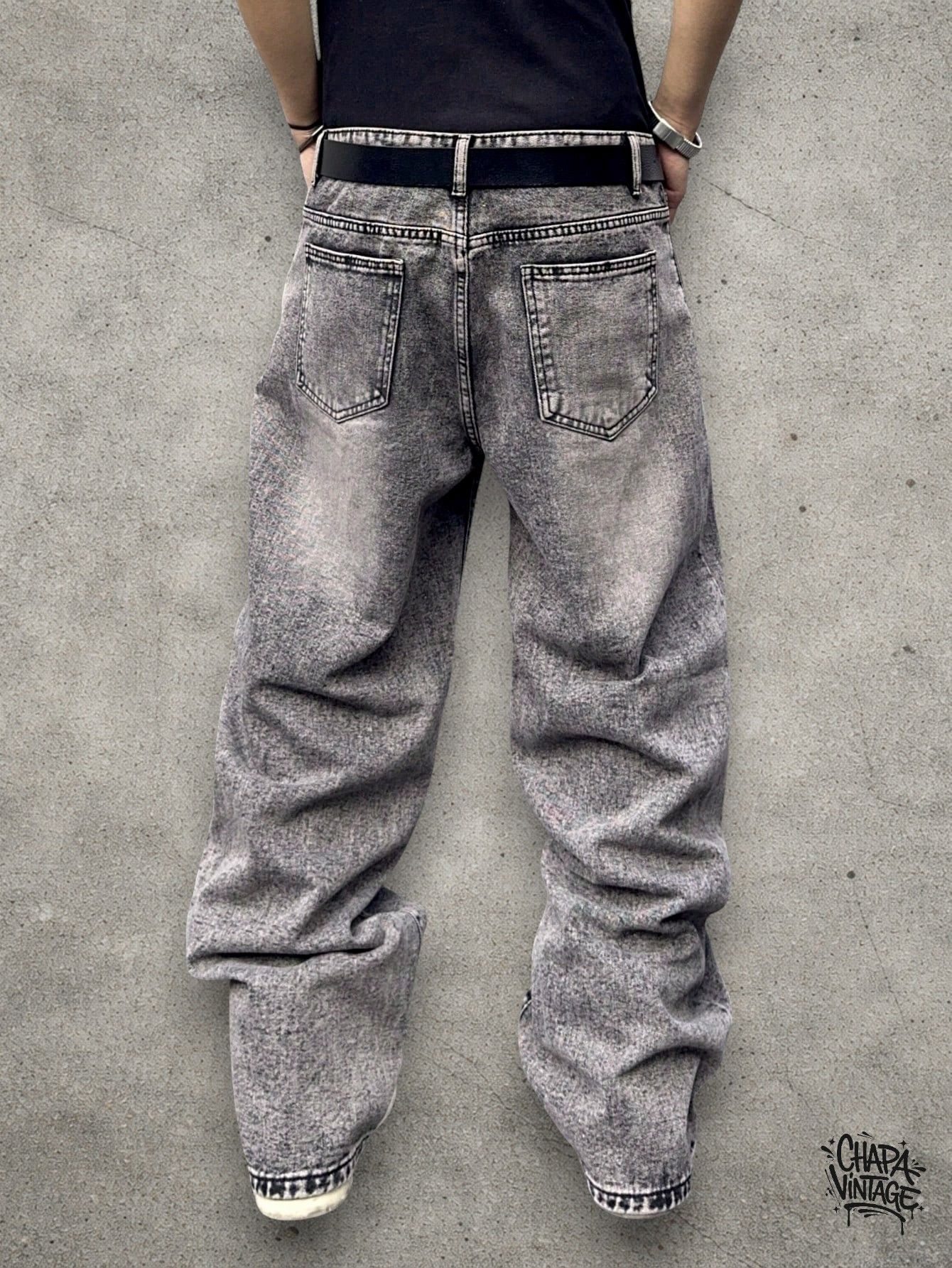 Japanese Brand Washed light gray jeans Size US 32 / EU 48 - 3 Thumbnail