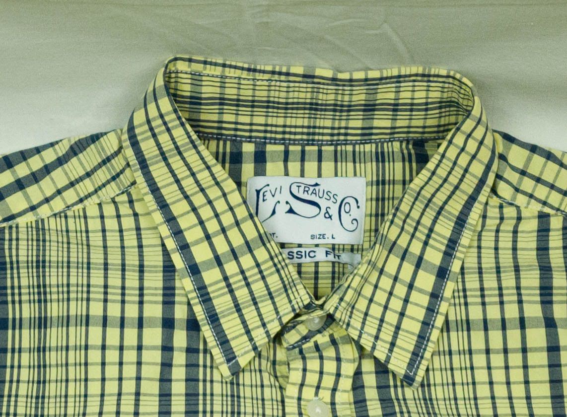 Levi's MENS Levi's SHIRT SHORT SLEEVE COTTON SIZE L EXCL Size US L / EU 52-54 / 3 - 5 Thumbnail