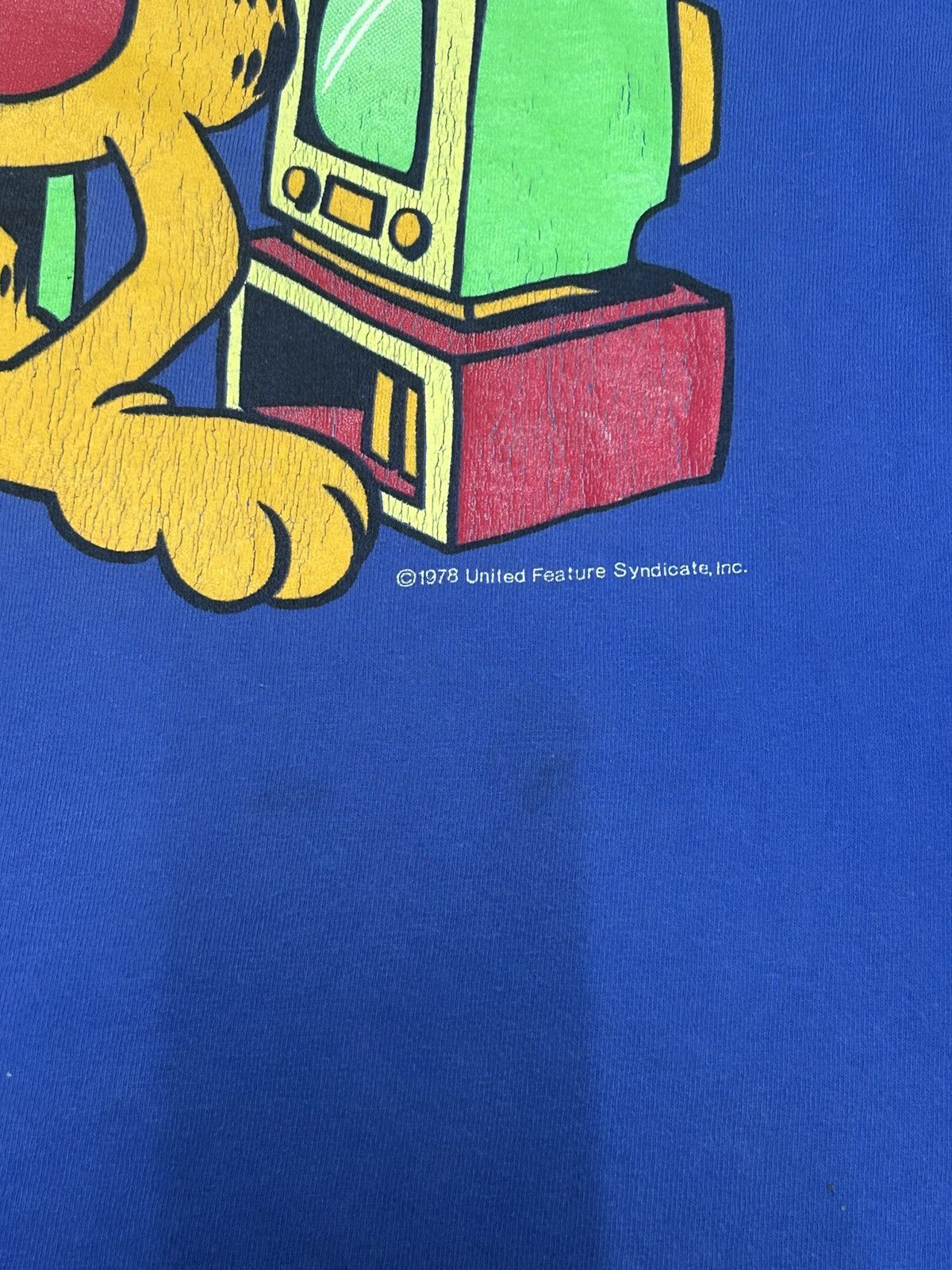 Cartoon Network × Nickelodeon × Vintage Rare Vintage 1978 garfield tee Size US L / EU 52-54 / 3 - 4 Thumbnail