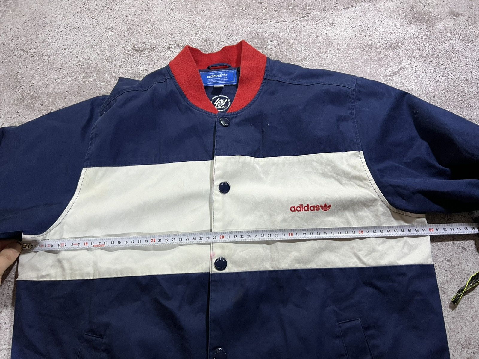 Adidas Vintage Adidas Varsity Bomber Jacket Size US L / EU 52-54 / 3 - 10 Thumbnail