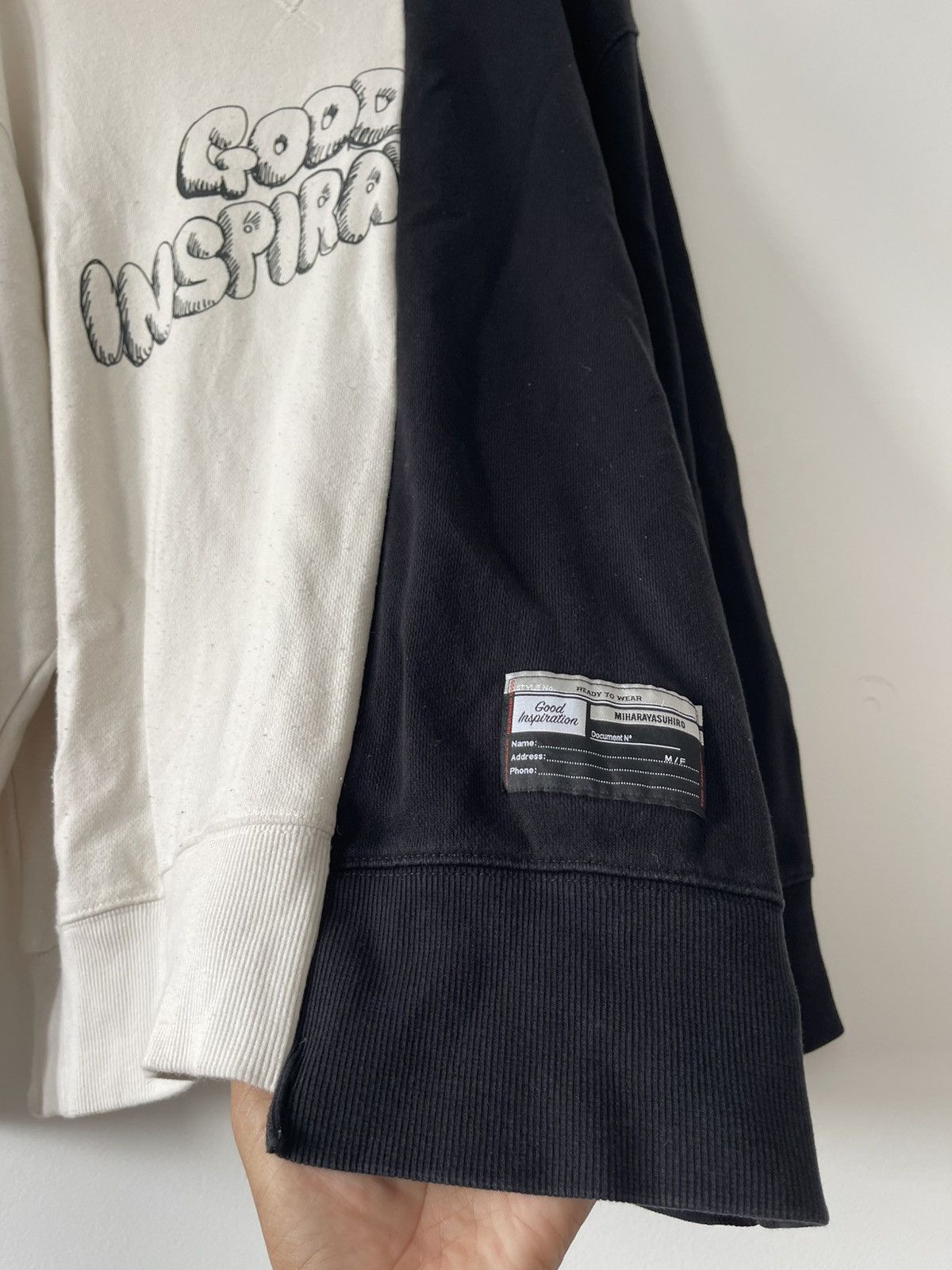 GU × Maison MIHARA YASUHIRO Rare MIHARAYASUHIRO X Good Inspiration Sweatshirt Size US L / EU 52-54 / 3 - 2 Thumbnail