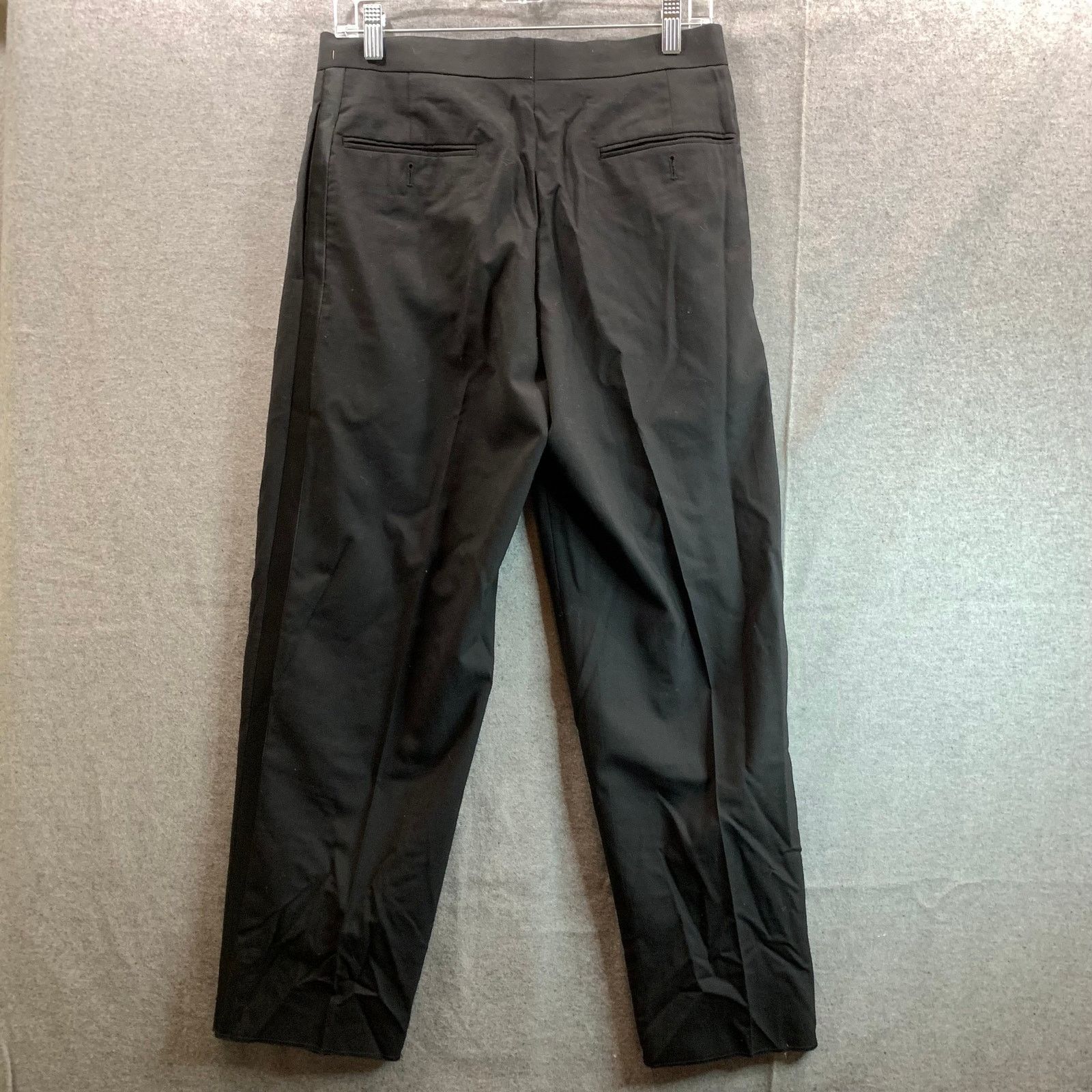 Other LINEA UOMO 100% Wool Women's Black Pants Size 30 Size 30" / US 8 / IT 44 - 2 Thumbnail