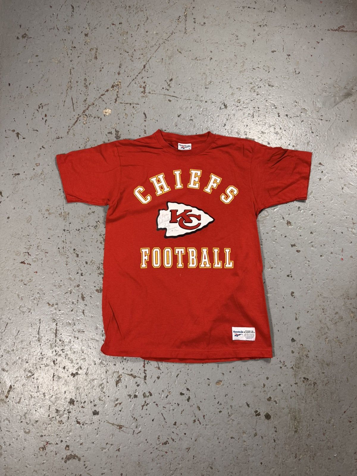 Reebok Vintage Kansas City Chiefs Signed Reebok Tee Size US M / EU 48-50 / 2 - 1 Thumbnail