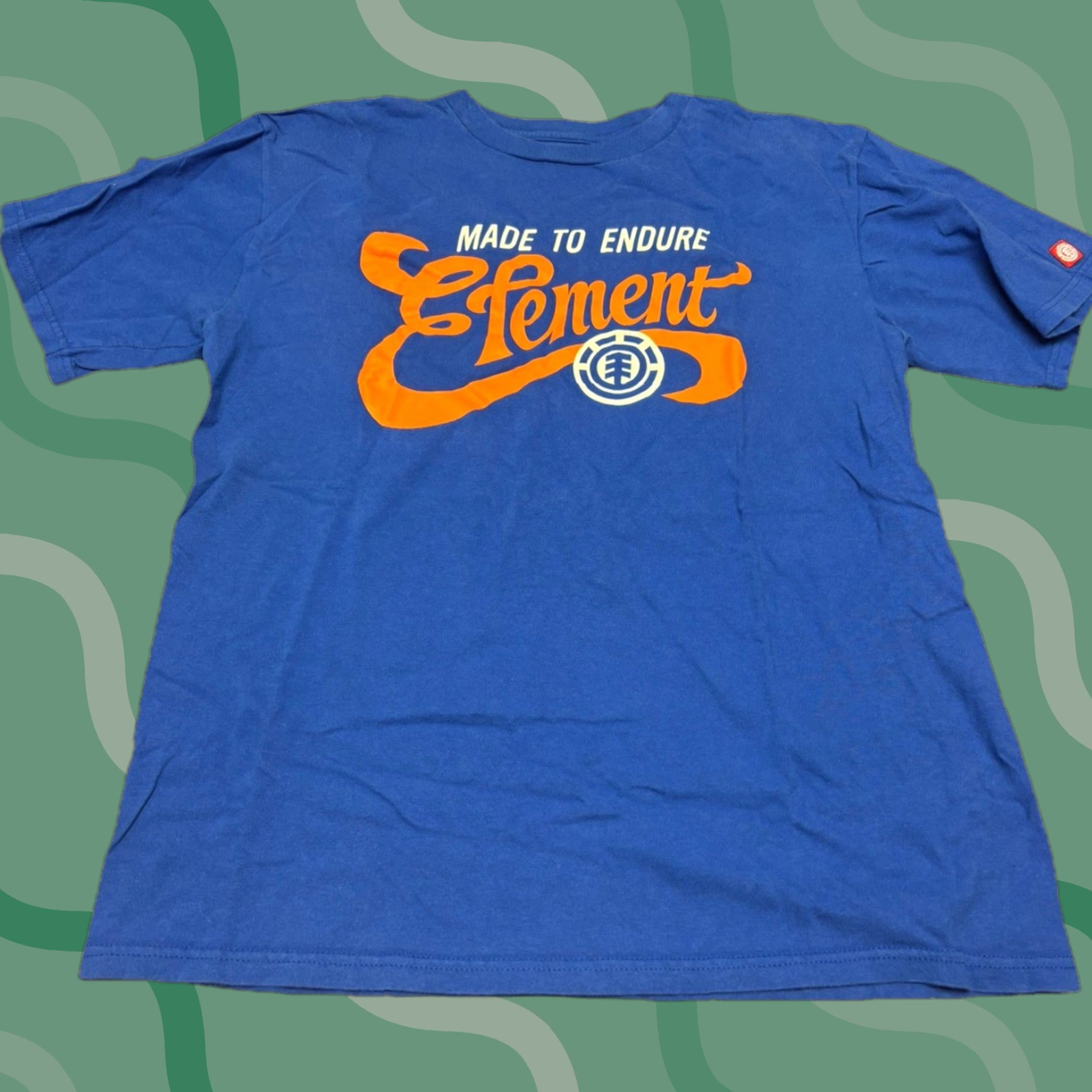 Element Element Tee Shirt M Blue Basic Tee Men size M R3 Skateboards Shirts Men Cardinal Blue Element 27435 Size US M / EU 48-50 / 2 - 1 Thumbnail