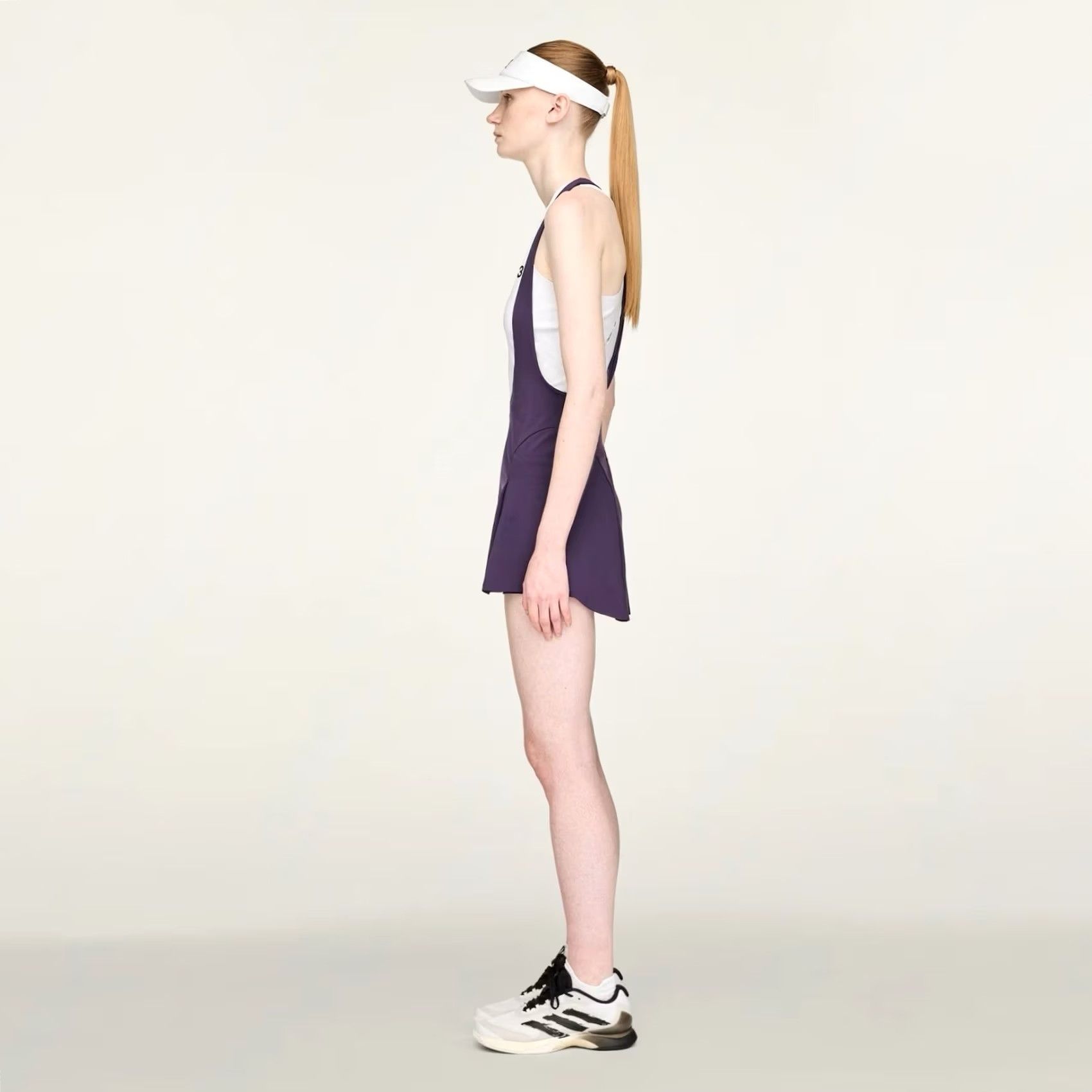 Adidas Adidas Y-3 Tennis Pro Bib Skort Womens M Plum Purple JM4743 Size ONE SIZE - 7 Thumbnail