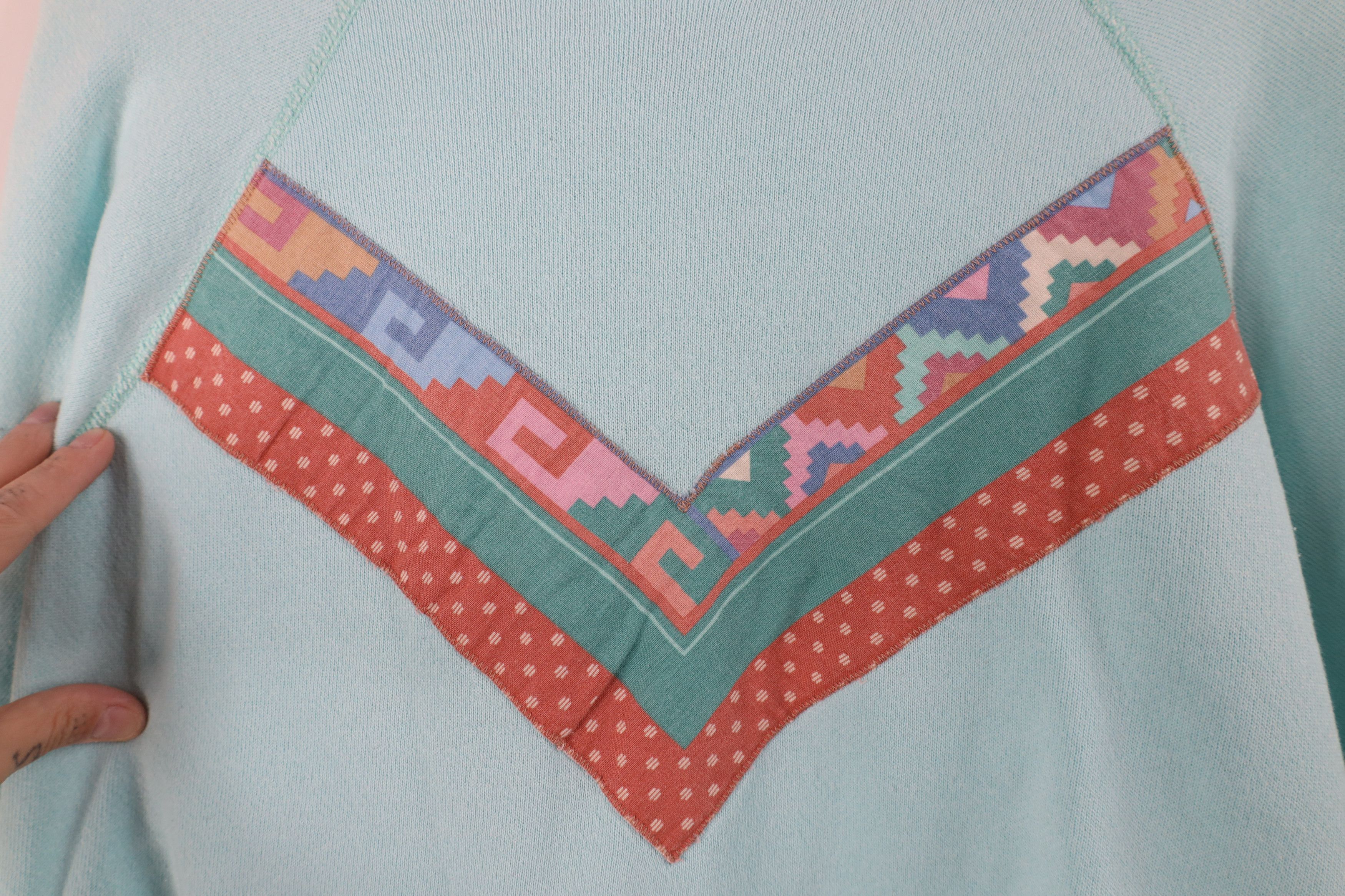 Vintage Vintage 80s 90s Streetwear Pottery Sweatshirt Blue USA Size XL / US 12-14 / IT 48-50 - 12 Thumbnail