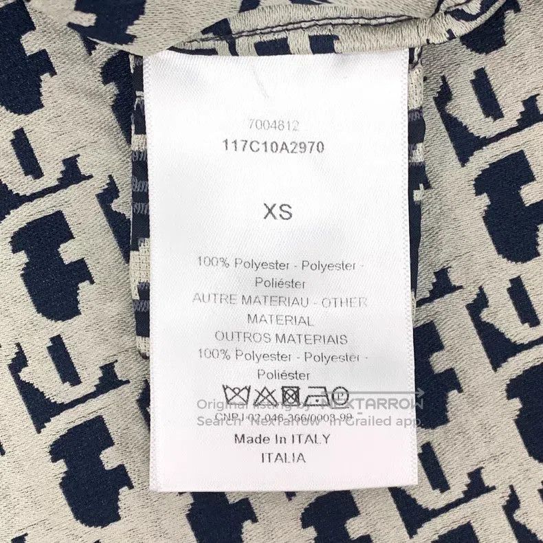 Dior Dior Dark blue logo old flower full print hooded semi-zipp Size XS / US 0-2 / IT 36-38 - 6 Thumbnail