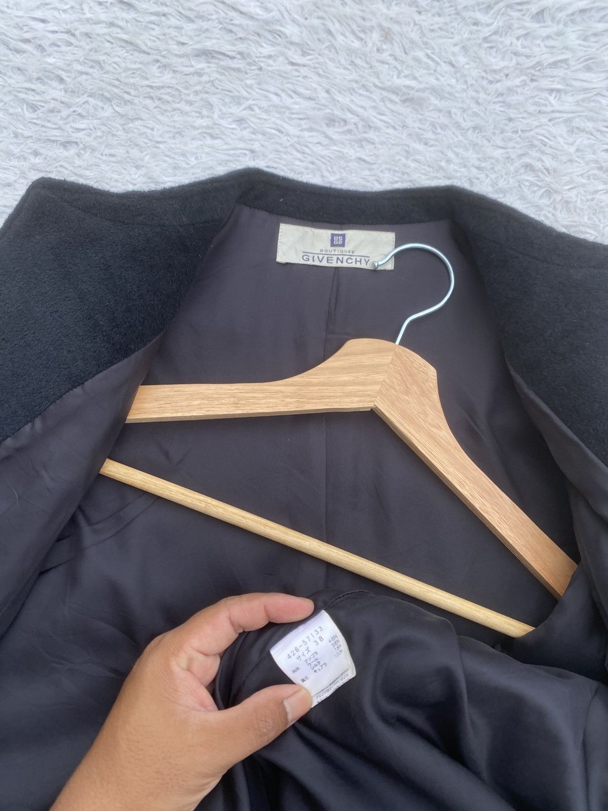 Givenchy Rare Vintage Luxury GIVENCHY Cape Coat Size M / US 6-8 / IT 42-44 - 10 Thumbnail