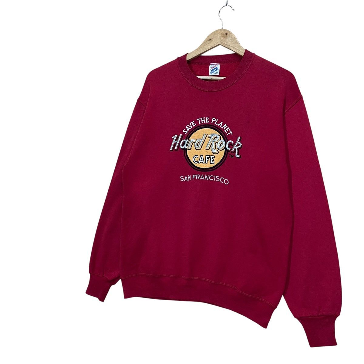 Hard Rock Cafe Vintage 90s Hard Rock Cafe Crewneck Sweatshirt Size US M / EU 48-50 / 2 - 3 Thumbnail