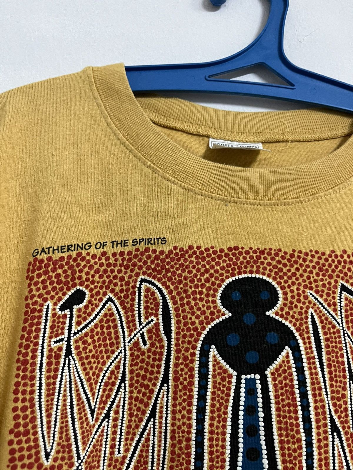 Fuck Art, Make Tees × Vintage 🔥 90s PHILLIP HALL GATHERING THE SPIRIT AUSTRALIAN ART Size US L / EU 52-54 / 3 - 5 Thumbnail