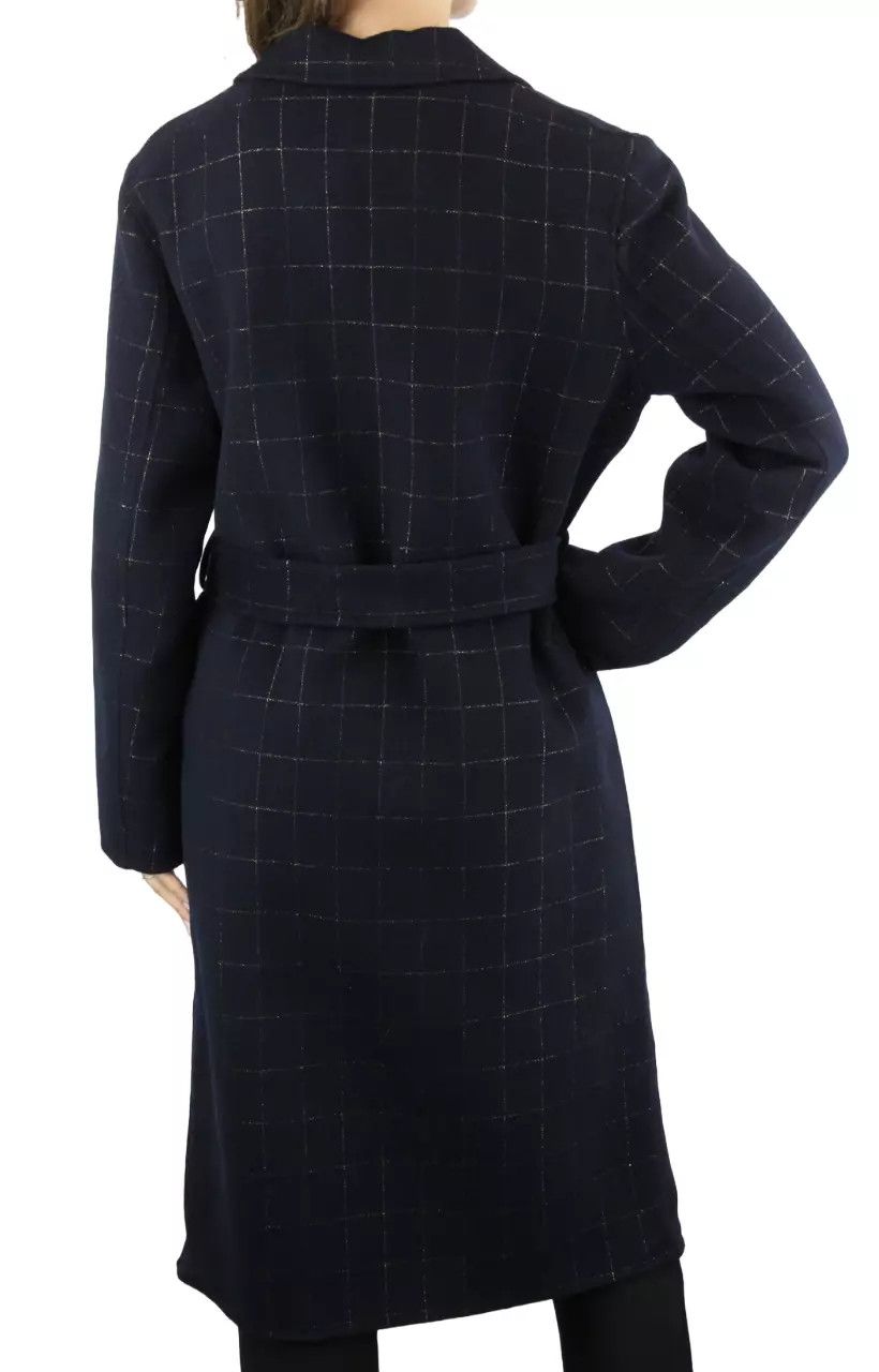 Sandro SANDRO Antho Coat Women's (EU) 40 Long Wool Blend Belted Size L / US 10 / IT 46 - 2 Thumbnail