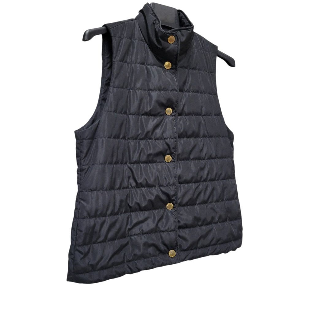 Michael Kors Michael Kors Women Black Puffer Gold Plated Nylon Vest Small Size S / US 4 / IT 40 - 4 Thumbnail