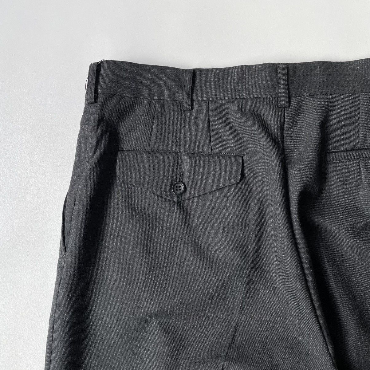 Comme des Garcons A/W 07 Grey Pinstripe Wool Trousers Size US 32 / EU 48 - 14 Thumbnail