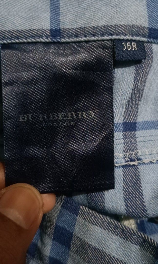 Burberry Burberry Nova Check Trousers OG Blue Plaid 36R Size US 36 / EU 52 - 9 Thumbnail