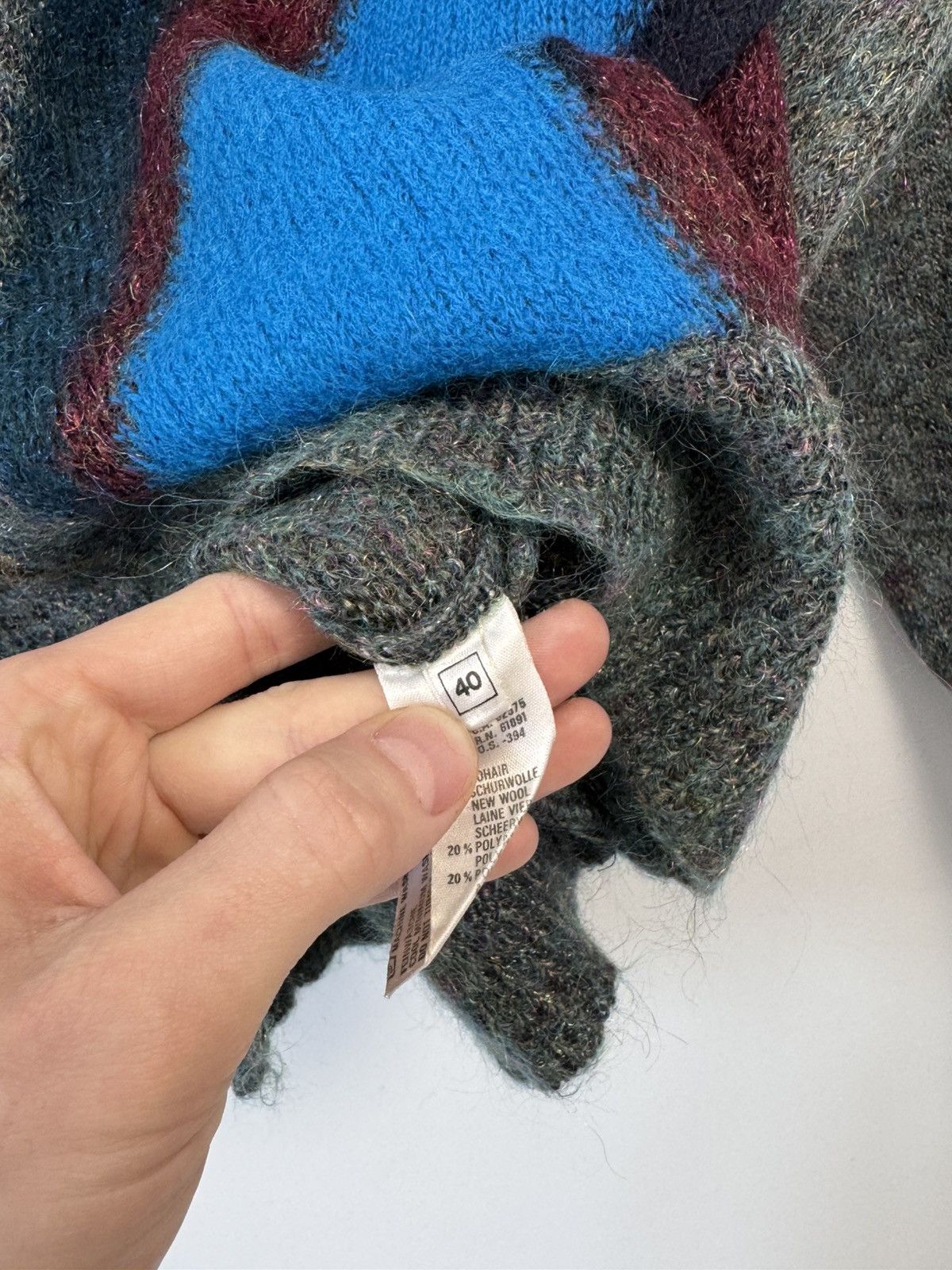 Escada Vintage Mohair Sweater Unique Escada Sweater Circa 1980's Size S / US 4 / IT 40 - 10 Thumbnail