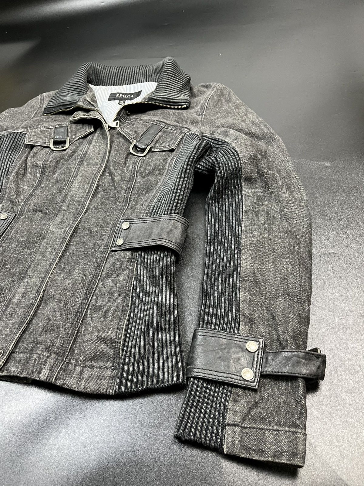 If Six Was Nine × Japanese Brand × Le Grande Bleu (L.G.B.) Japanese Bondage leather jacket by EPOCA Size US S / EU 44-46 / 1 - 4 Thumbnail